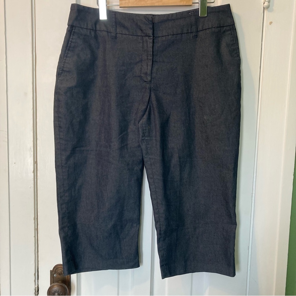 Dalia Dark Gray Cropped Pants
